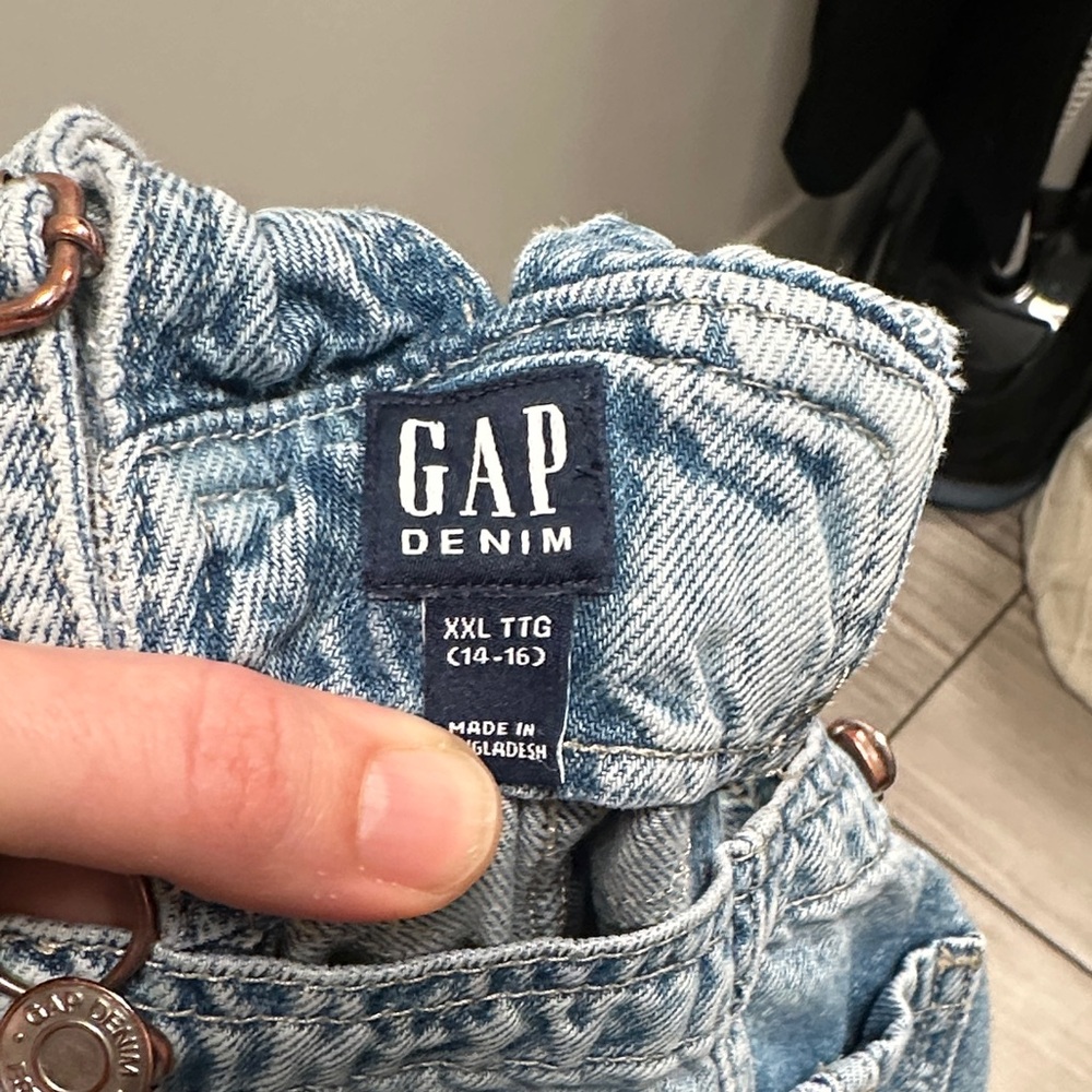 GAP Blue Denim Overalls